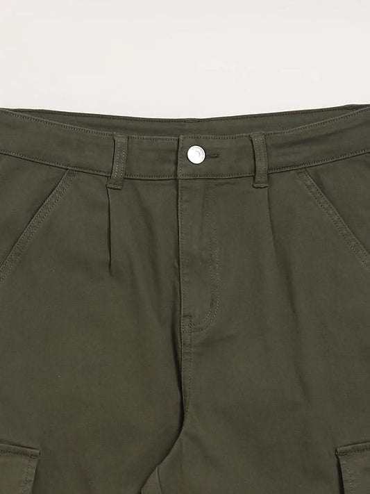 Y&F Kids Olive Cargo Trousers