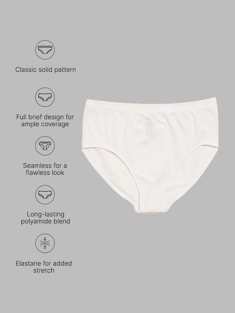 Wunderlove White Full Brief