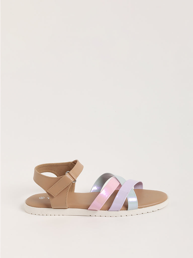 Yellow Multicolour Sandals