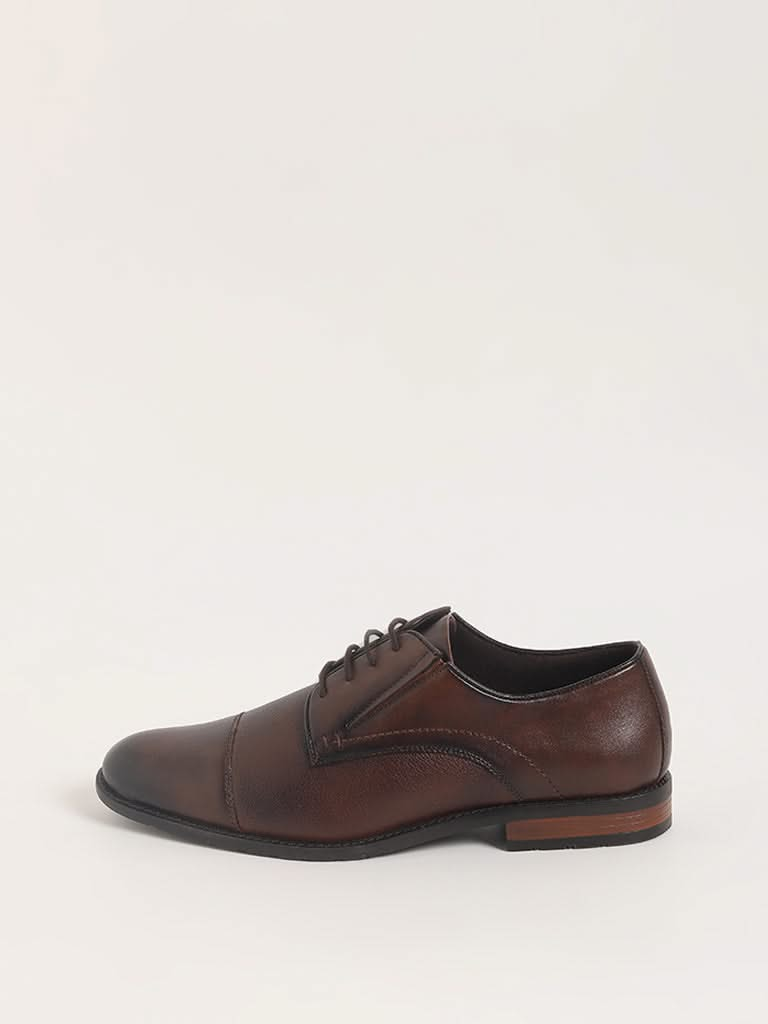 SOLEPLAY Brown Lace-Up Shoes