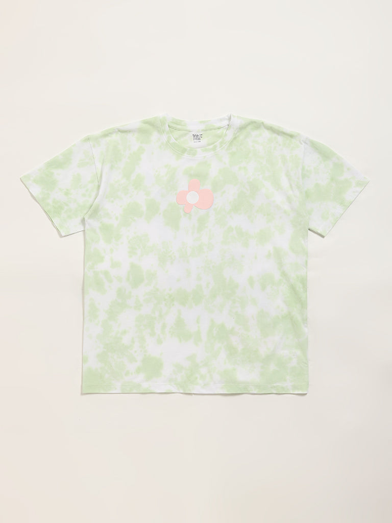 Y&F Kids Green Tie-Dye T-Shirt