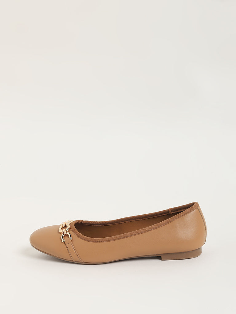 LUNA BLU Brown Ballerina