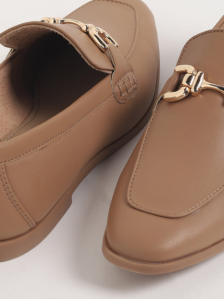 LUNA BLU Beige Loafers