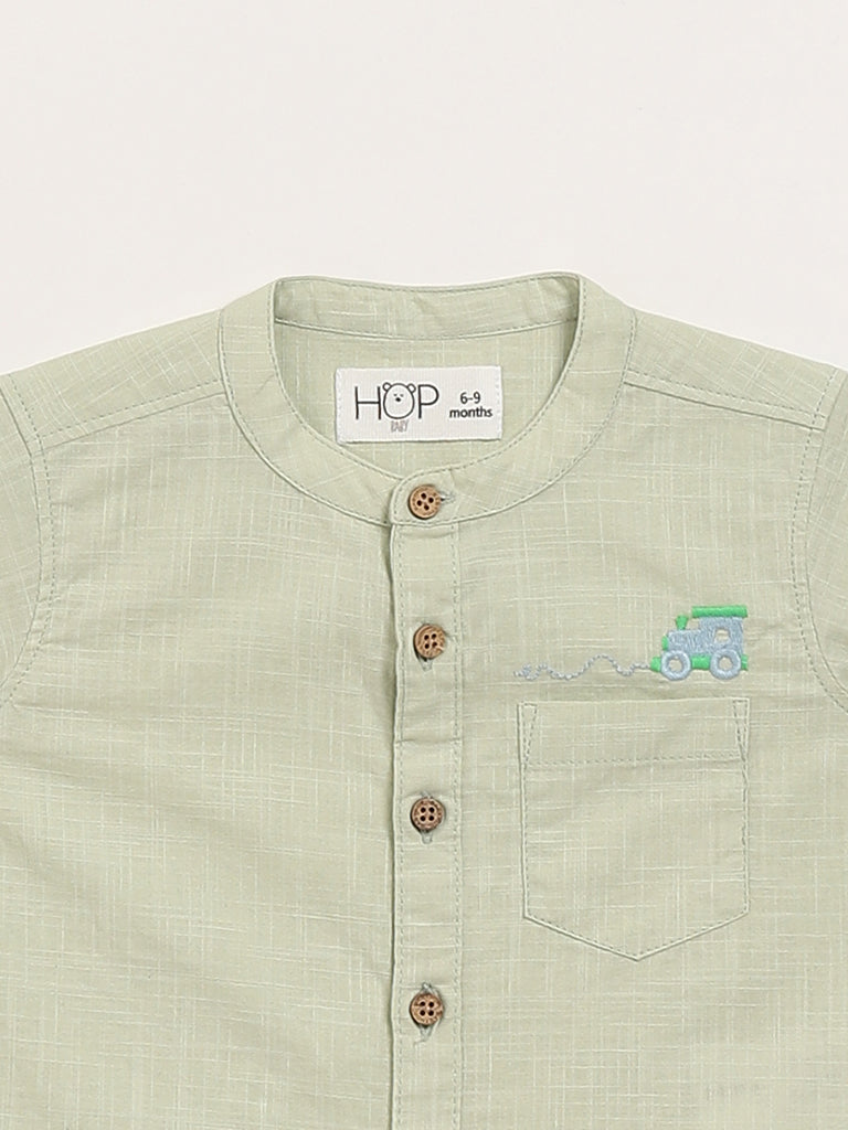 HOP Baby Sage Shirt