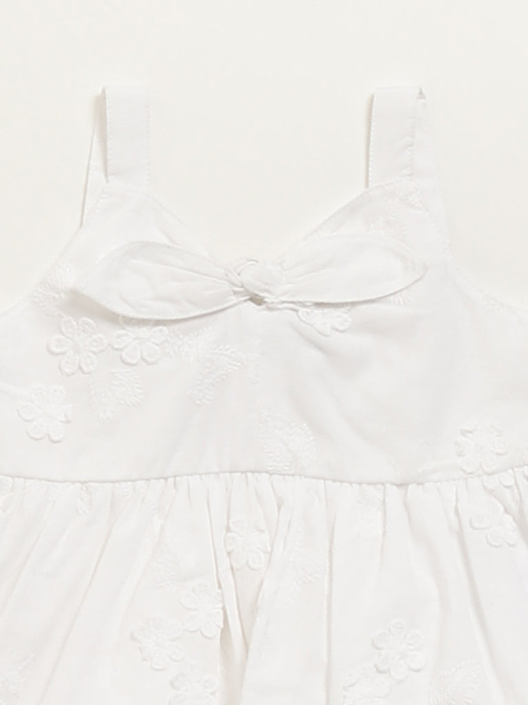 HOP Baby White Top with Shorts