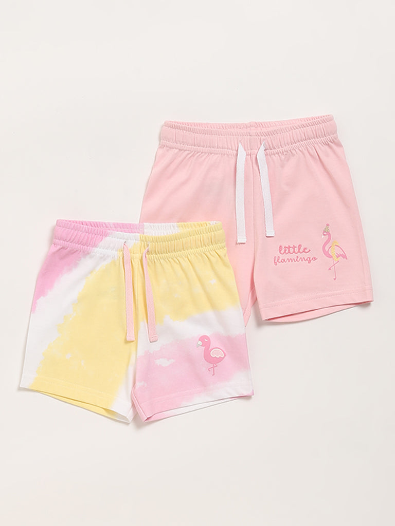 HOP Baby Multicolour Shorts - Pack of 2