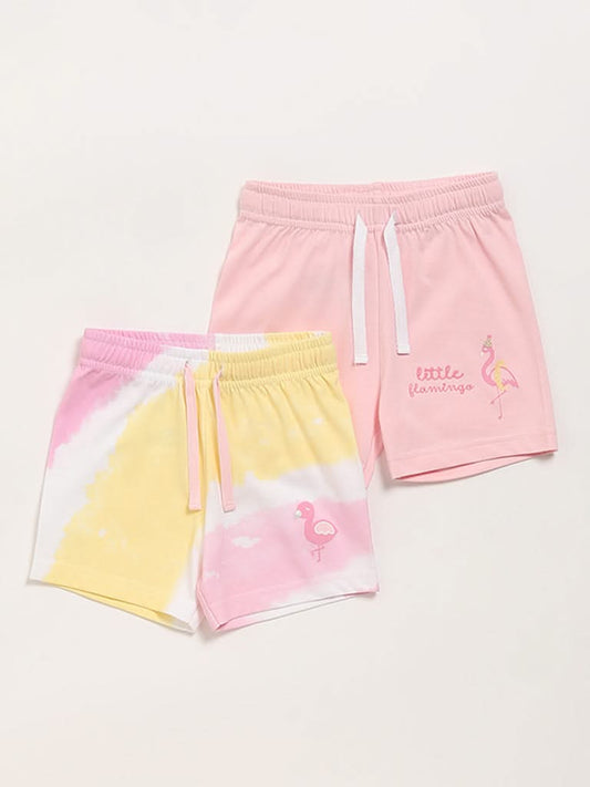 HOP Baby Multicolour Shorts - Pack of 2