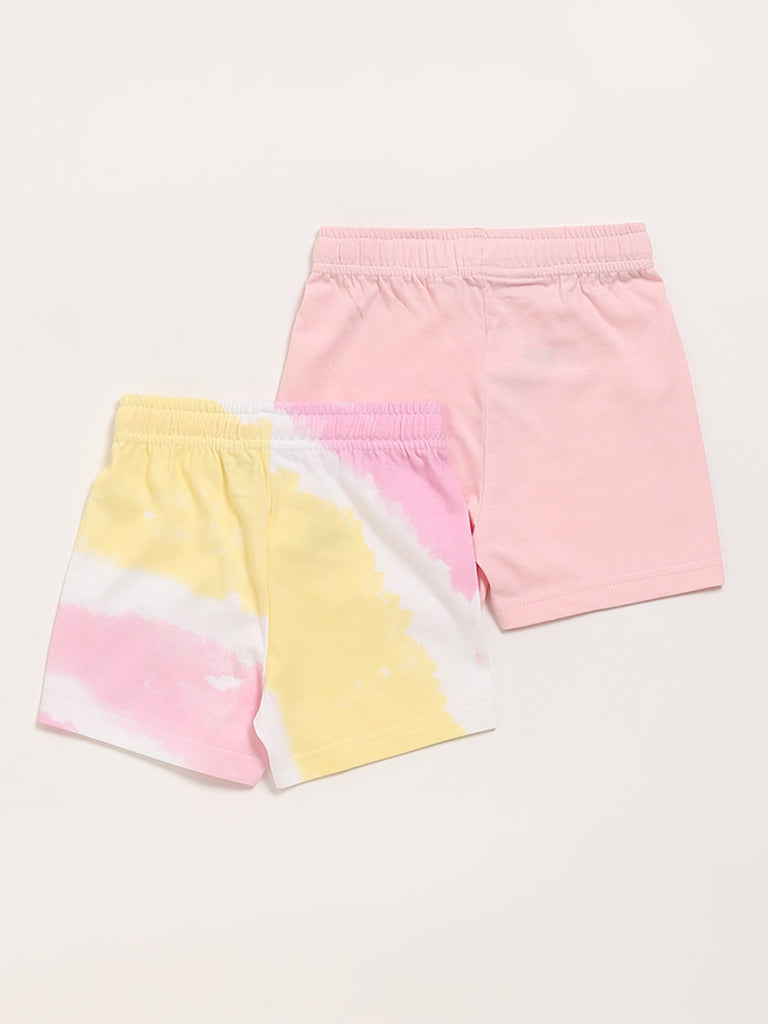 HOP Baby Multicolour Shorts - Pack of 2