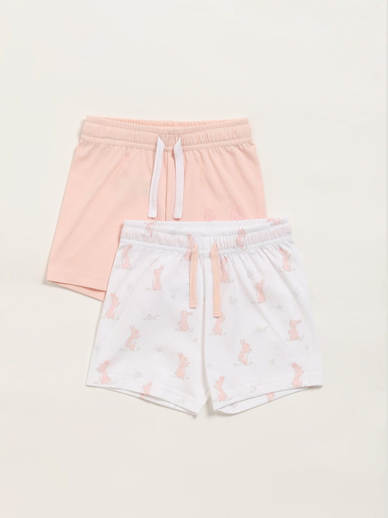 HOP Baby Multicolour Shorts - Pack of 2