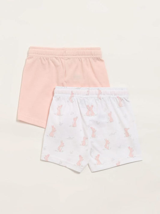 HOP Baby Multicolour Shorts - Pack of 2