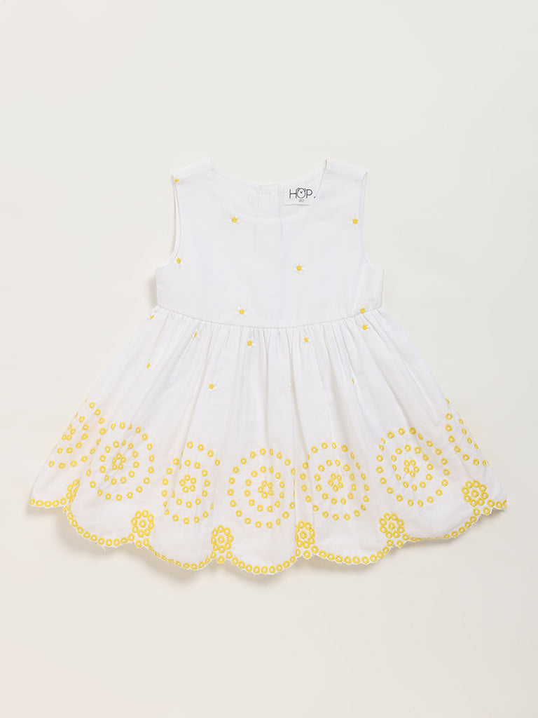 HOP Baby White A-Line Dress