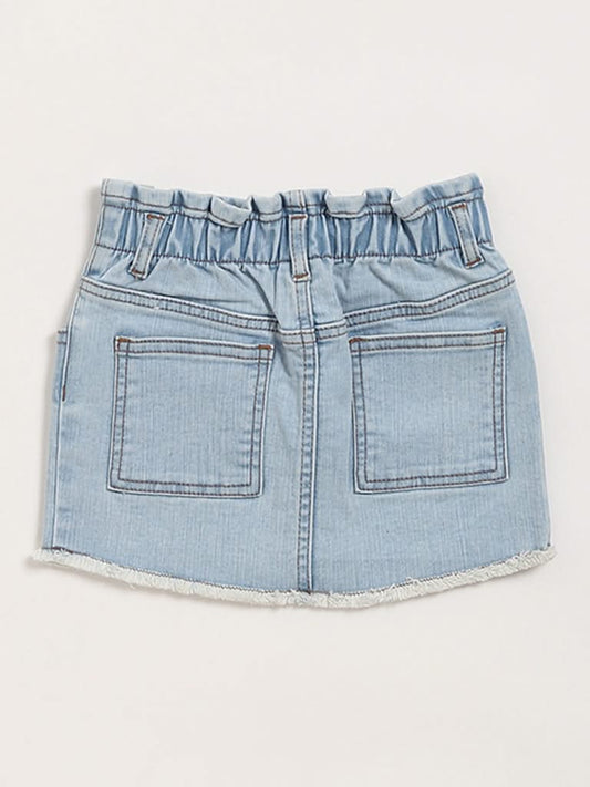 HOP Kids Blue Denim Skirt