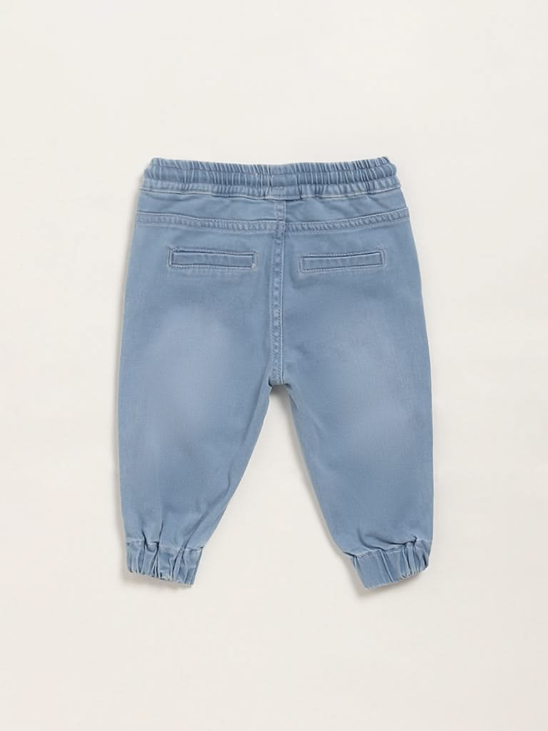 HOP Baby Blue Denim Joggers