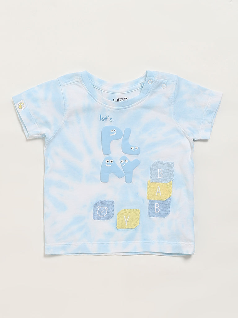 HOP Baby Blue Tie-Dye T-Shirt