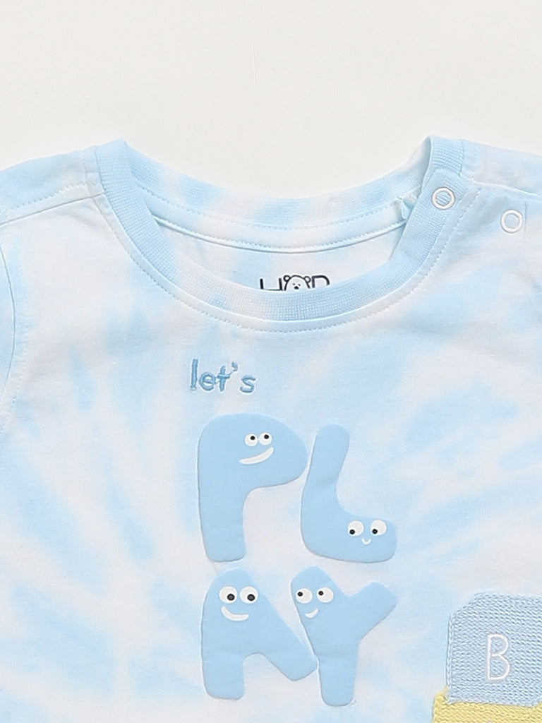 HOP Baby Blue Tie-Dye T-Shirt