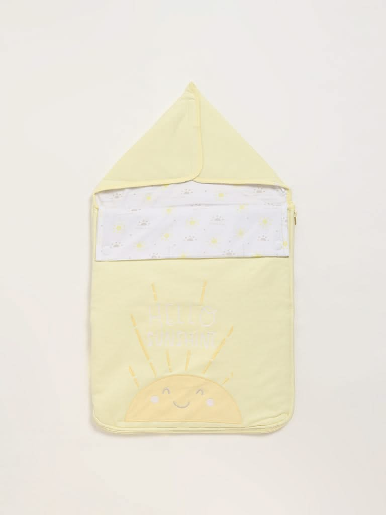 HOP Baby Yellow Printed Sleeping Bag