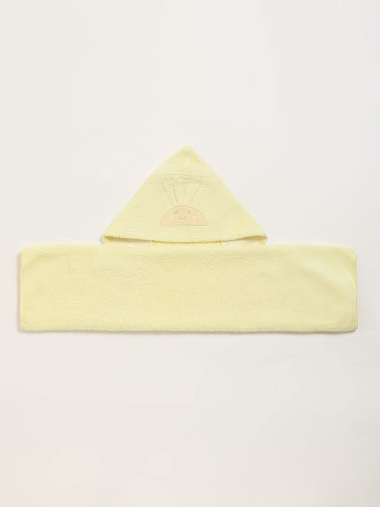 HOP Baby Yellow Hooded Towel