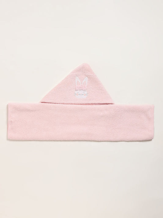 HOP Baby Pink Rabbit Towel