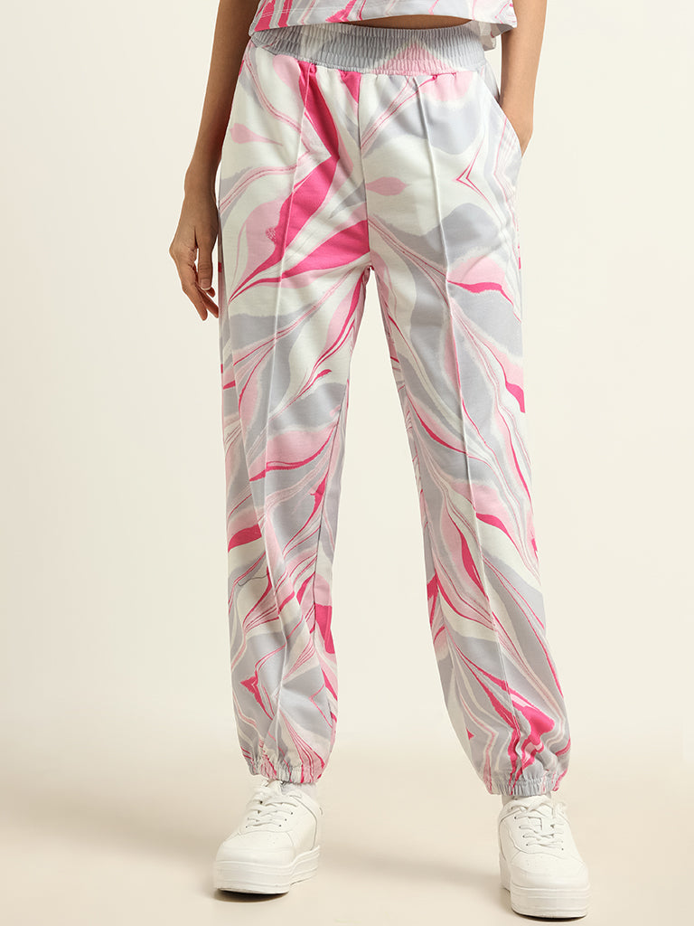 Studiofit Multicolor Printed Joggers