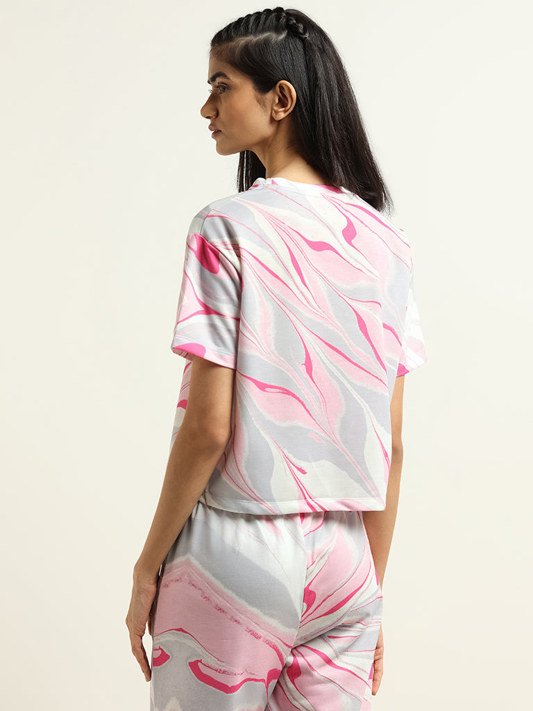 Studiofit Multicolor Printed T-Shirt