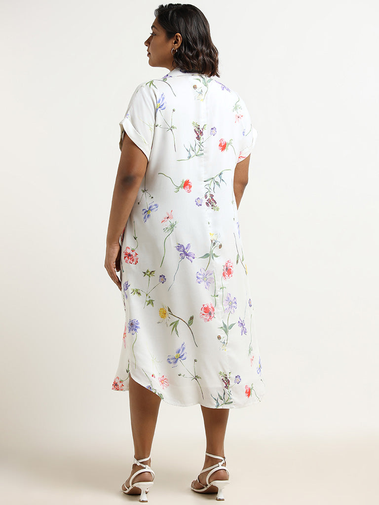 Gia White Floral Dress