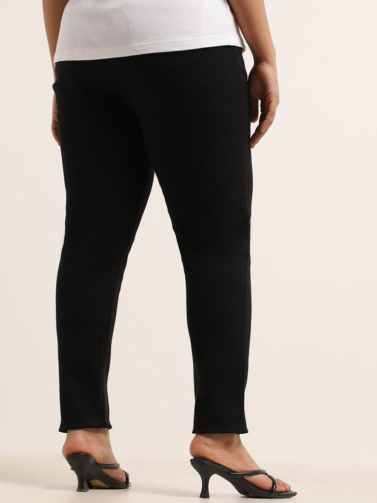 Gia Black Slim-Fit Jeans