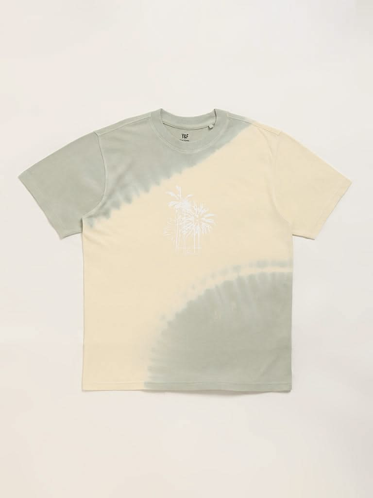 Y&F Kids Green Tie-Dye T-Shirt