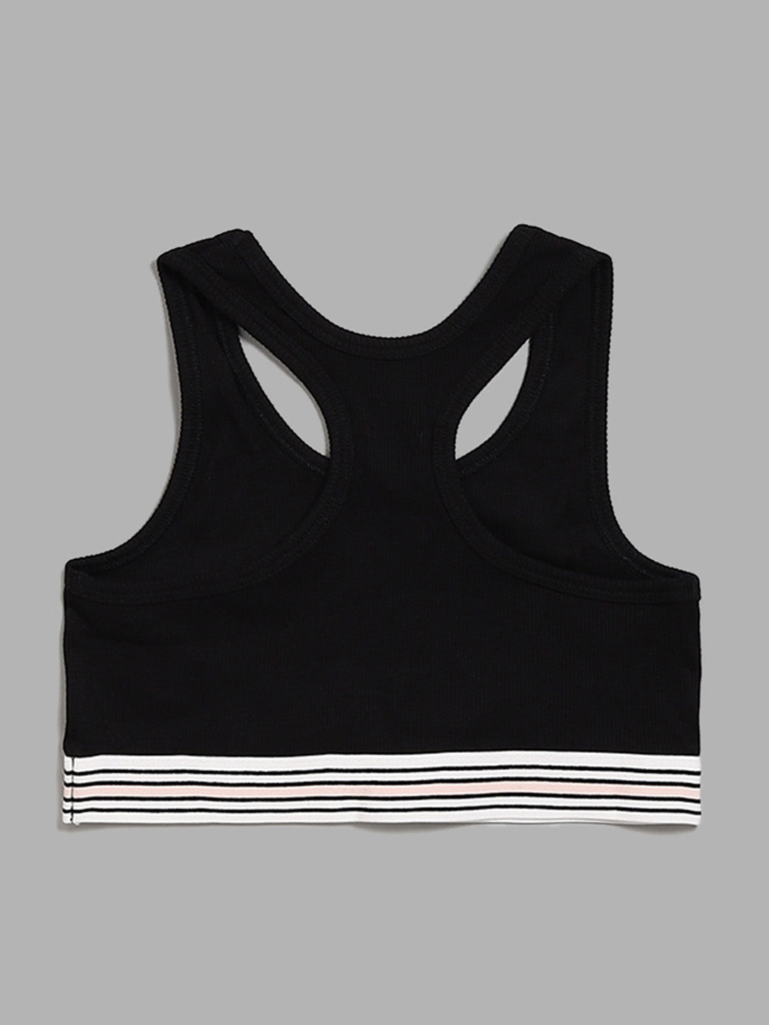 Y&F Kids Black Crop Tank Top