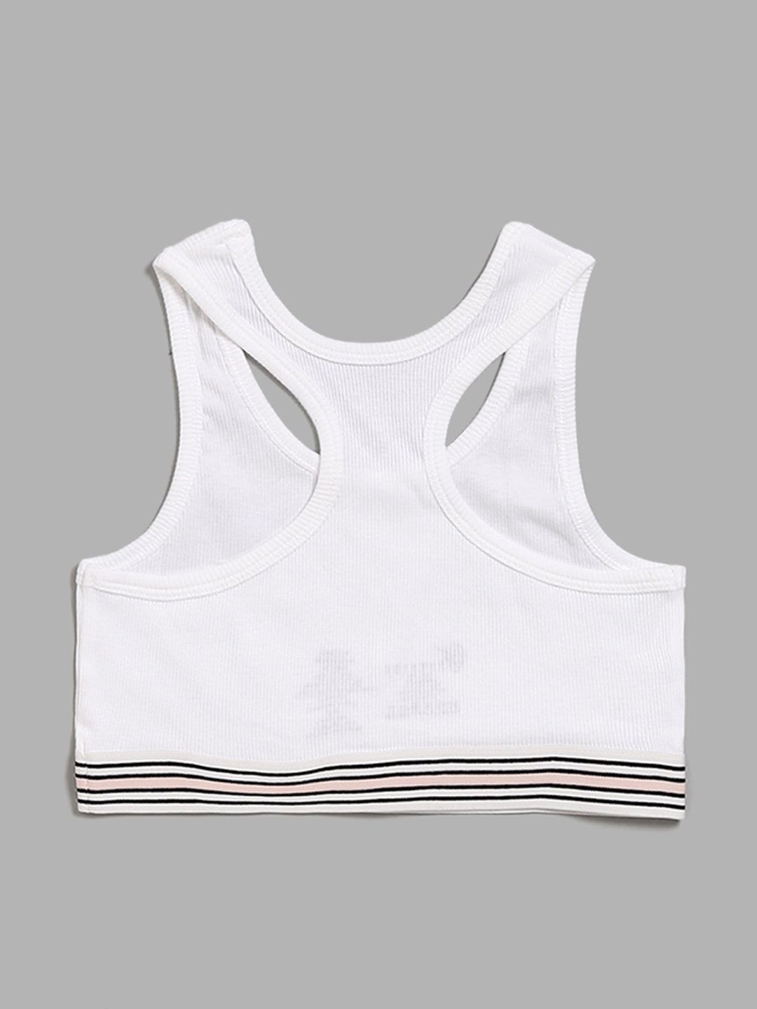 Y&F Kids White Crop Tank Top