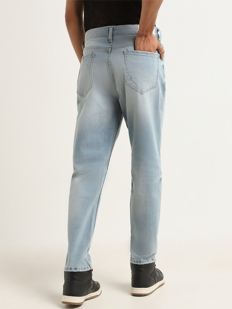 Nuon Blue Straight - Fit Mid - Rise Jeans