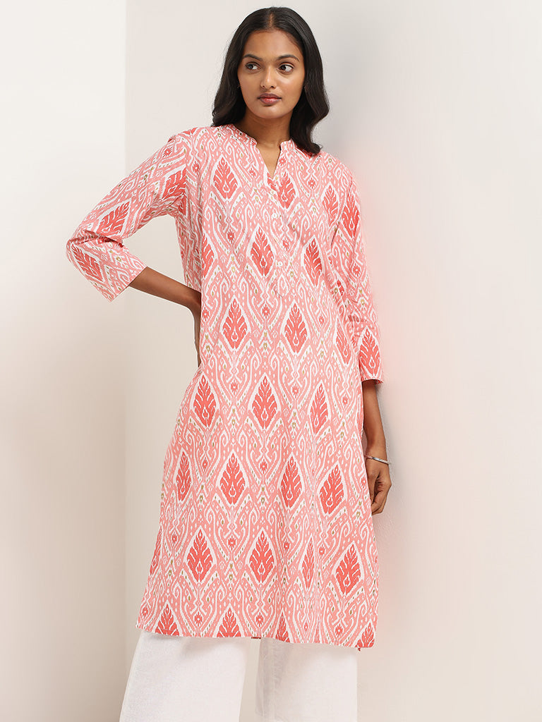 Utsa Coral Printed Kurta