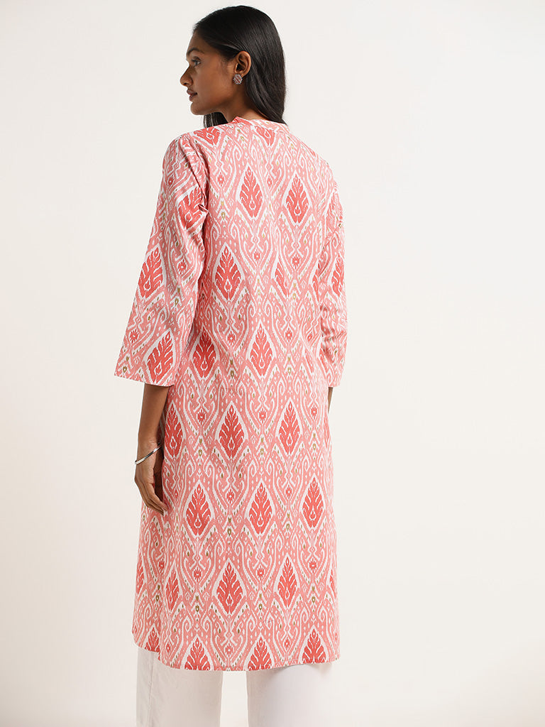 Utsa Coral Printed Kurta