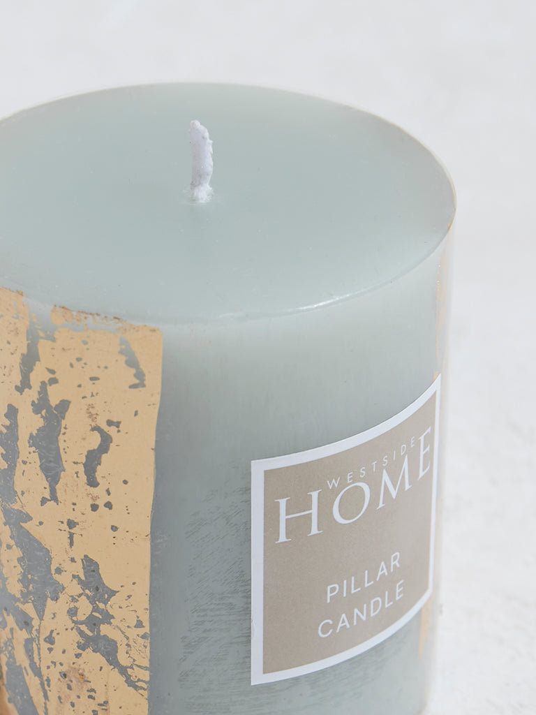 Westside Home Mint Pillar Candle-Small