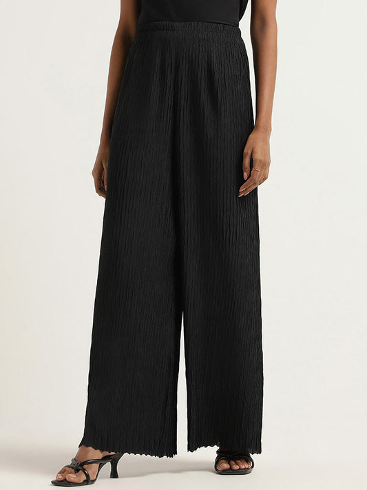 Wardrobe Black Pleated Trousers