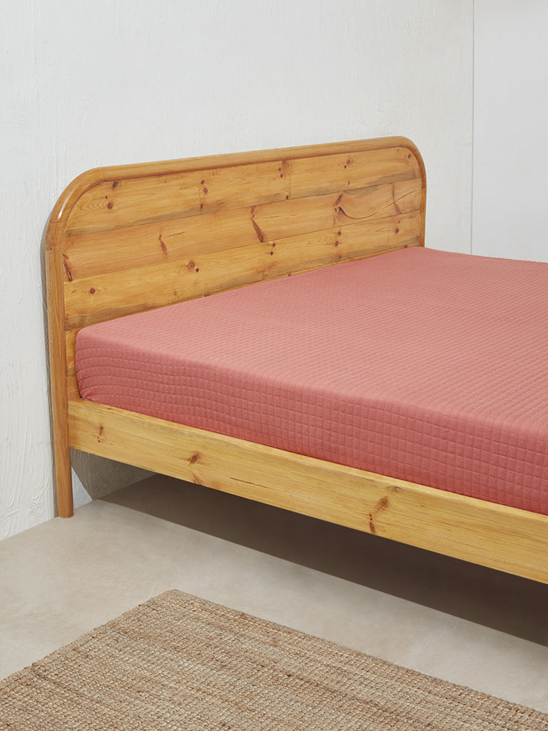 Westside Home Rust Jersey Double Bedcover