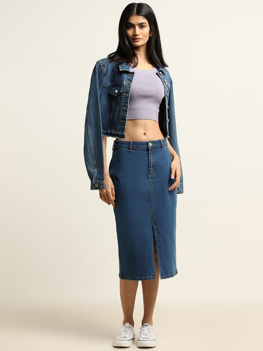 Nuon Blue Denim Skirt