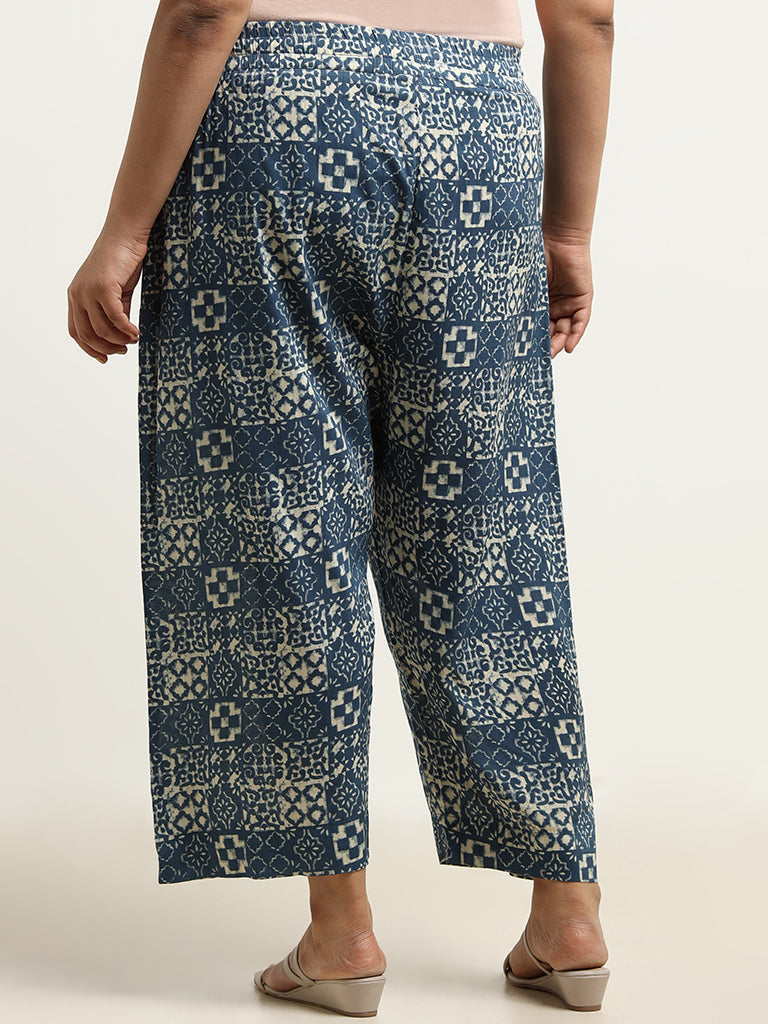 Diza Indigo Wide Leg Pants