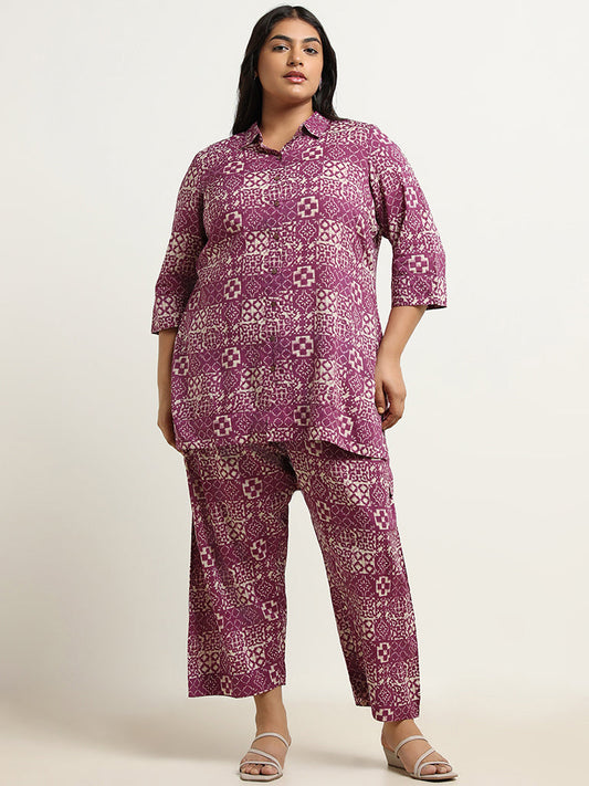 Diza Pink Printed Tunic