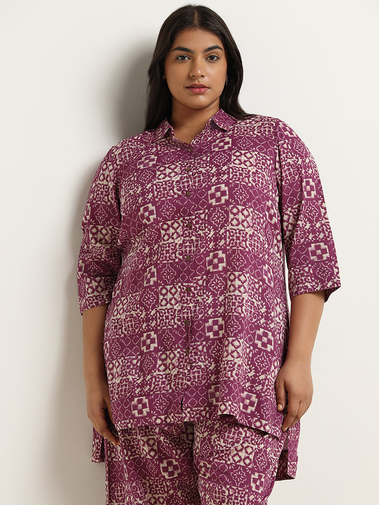 Diza Pink Printed Tunic