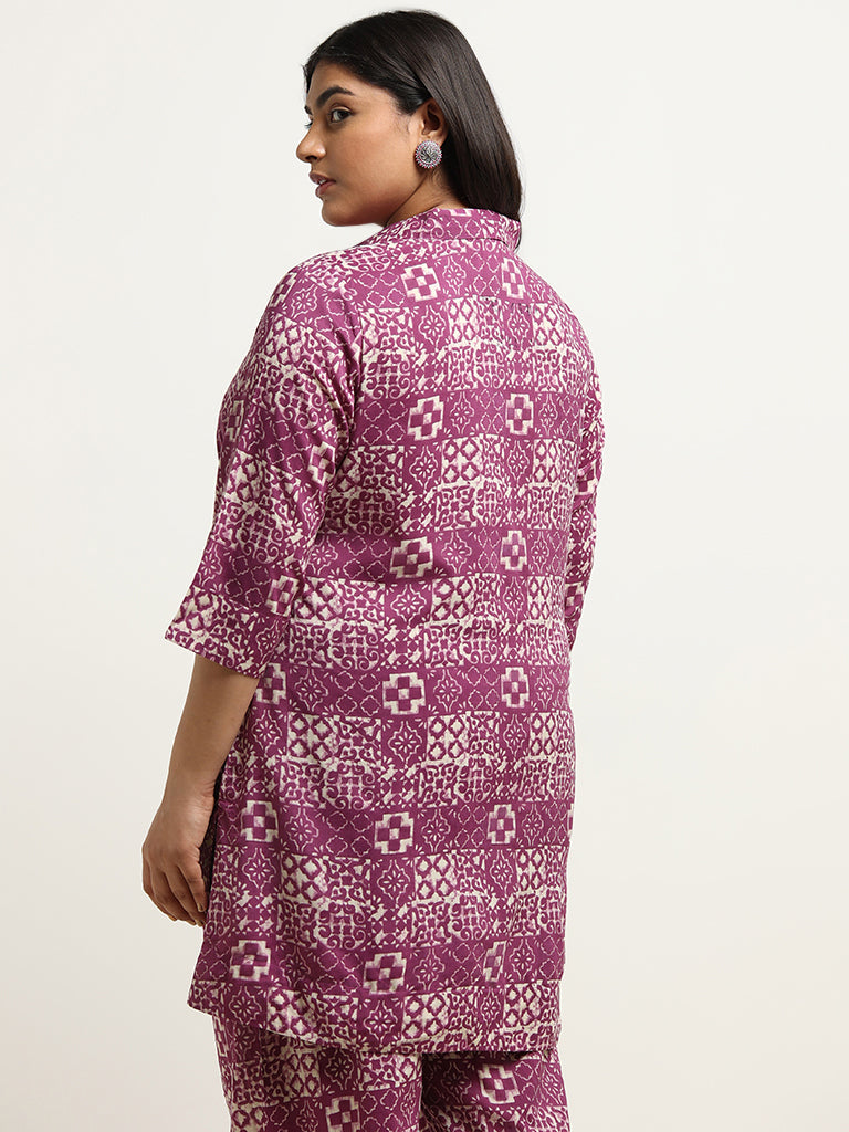 Diza Pink Printed Tunic