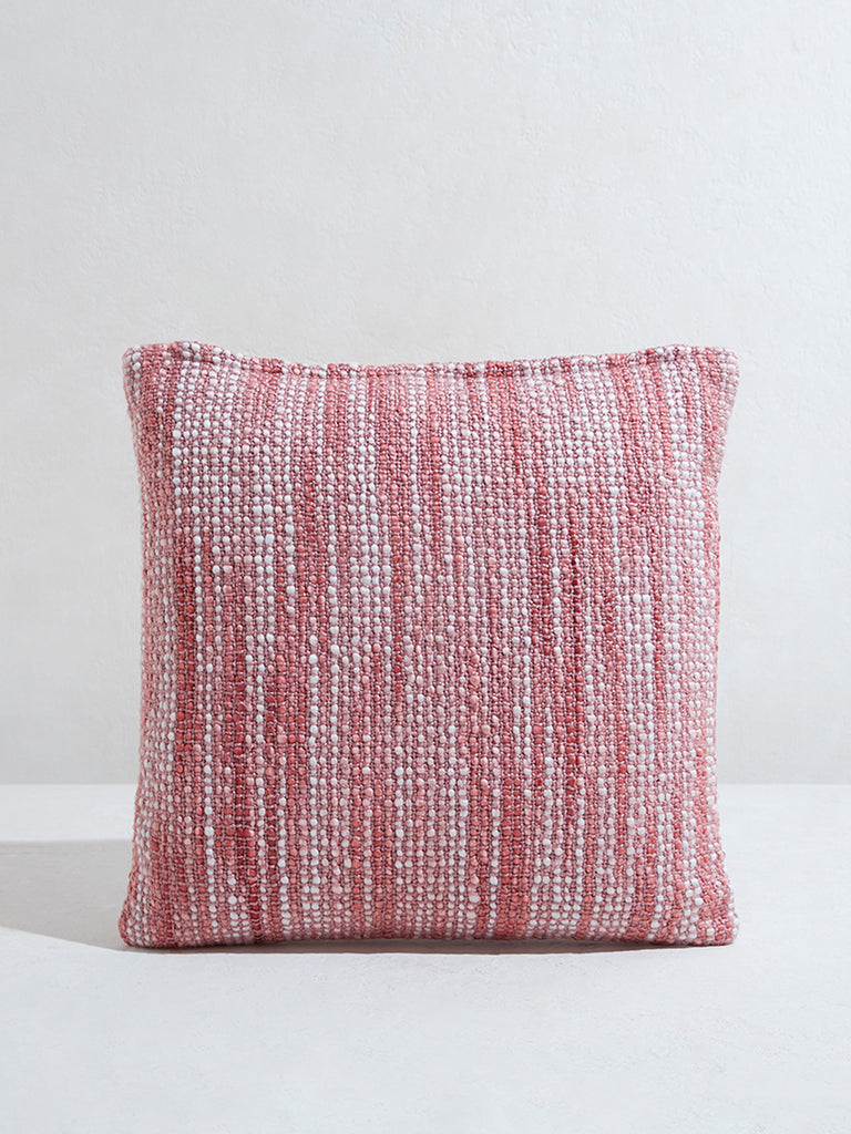 Westside Home Pink Striped Cushion Cover