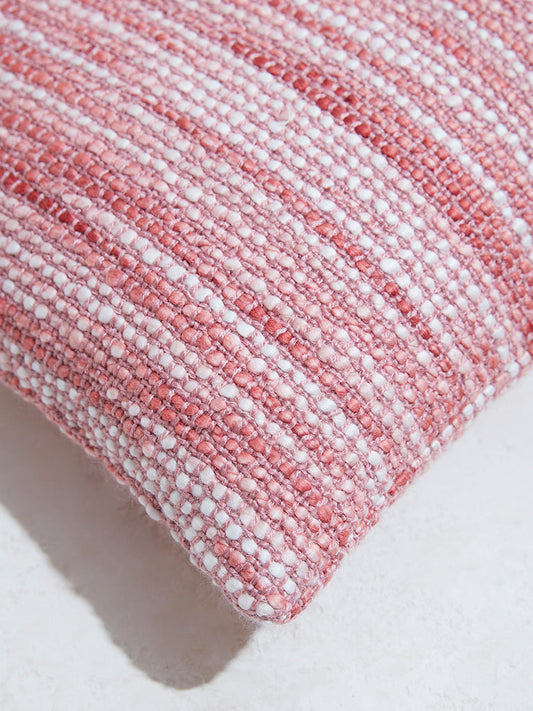 Westside Home Pink Striped Cushion Cover