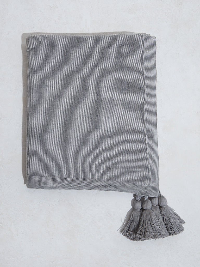 Westside Home Single Grey Throw