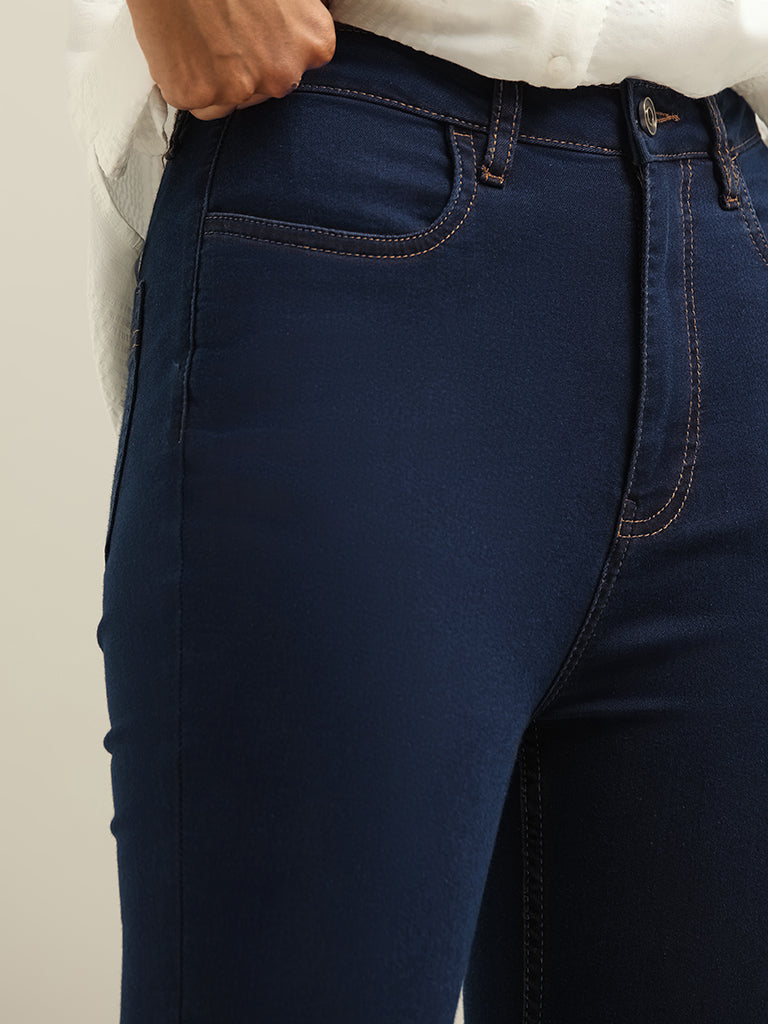 LOV Blue Straight - Fit Mid - Rise Jeans