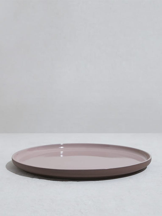 Westside Home Pink Solid Dinner Plate