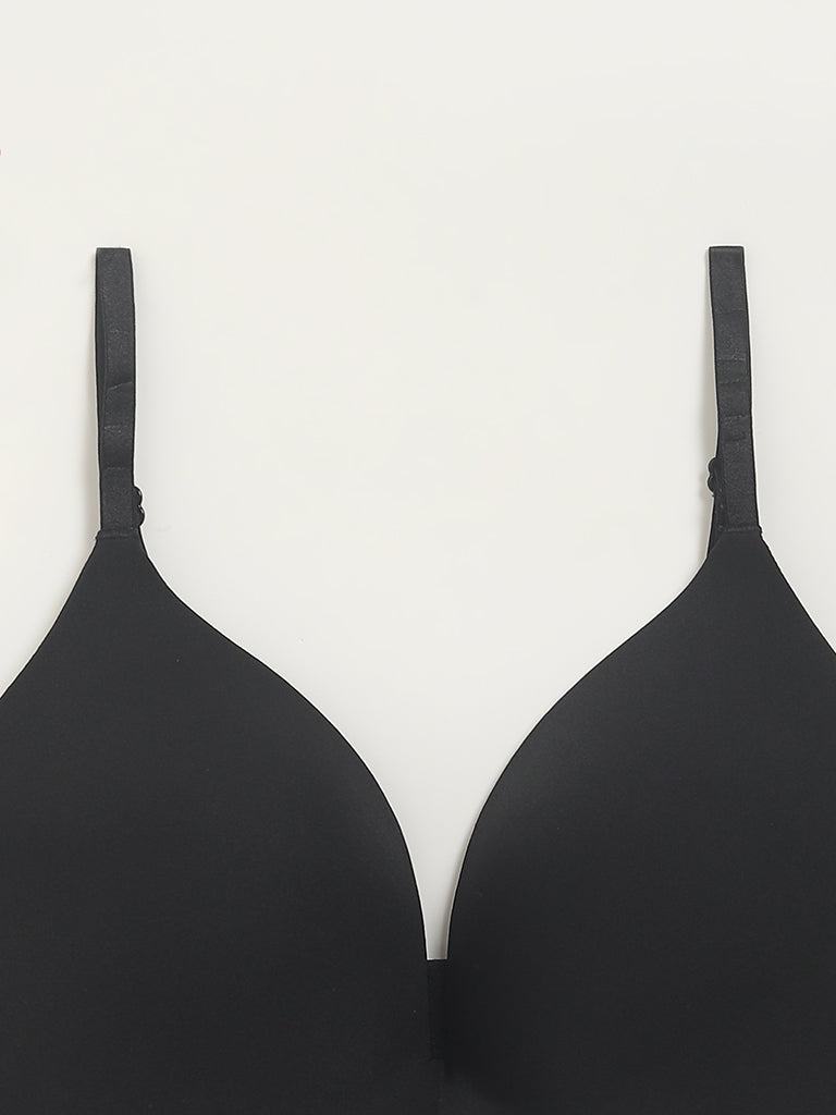 Wunderlove Black Push-Up Bra