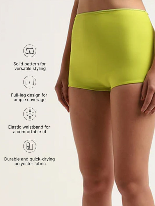 Wunderlove Lime Swim Shorts