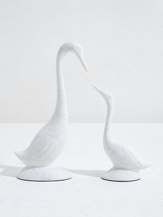 Westside Home White Swan (Set of 2)