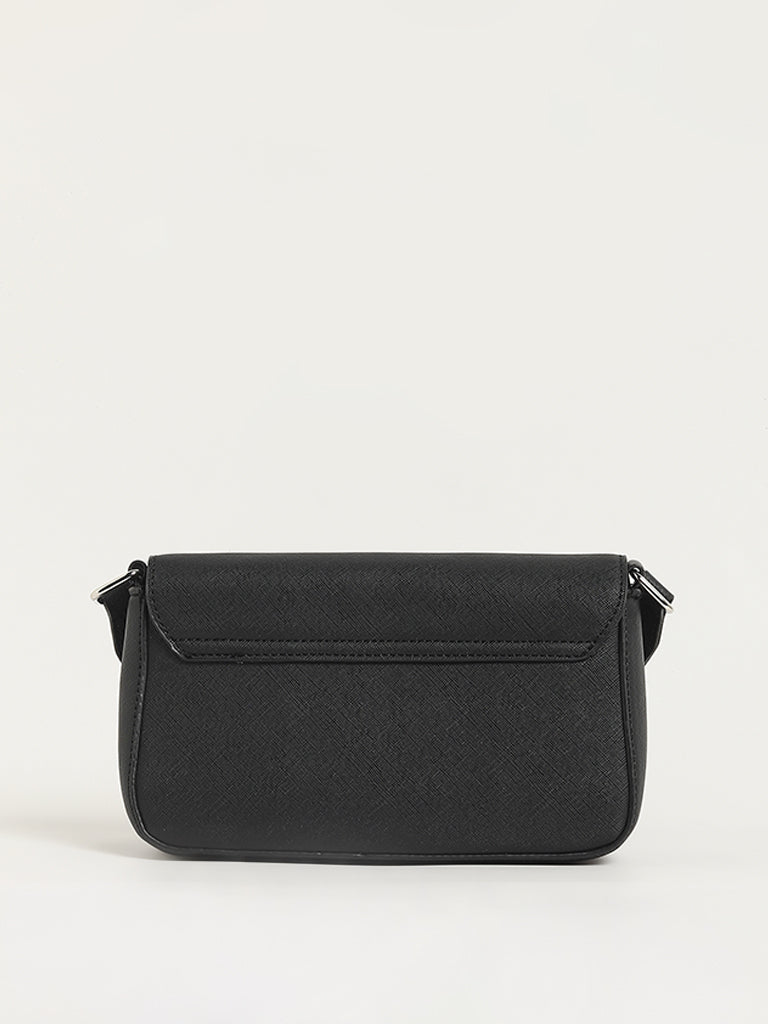 Nuon Black Sling Bag with Coin Pouch