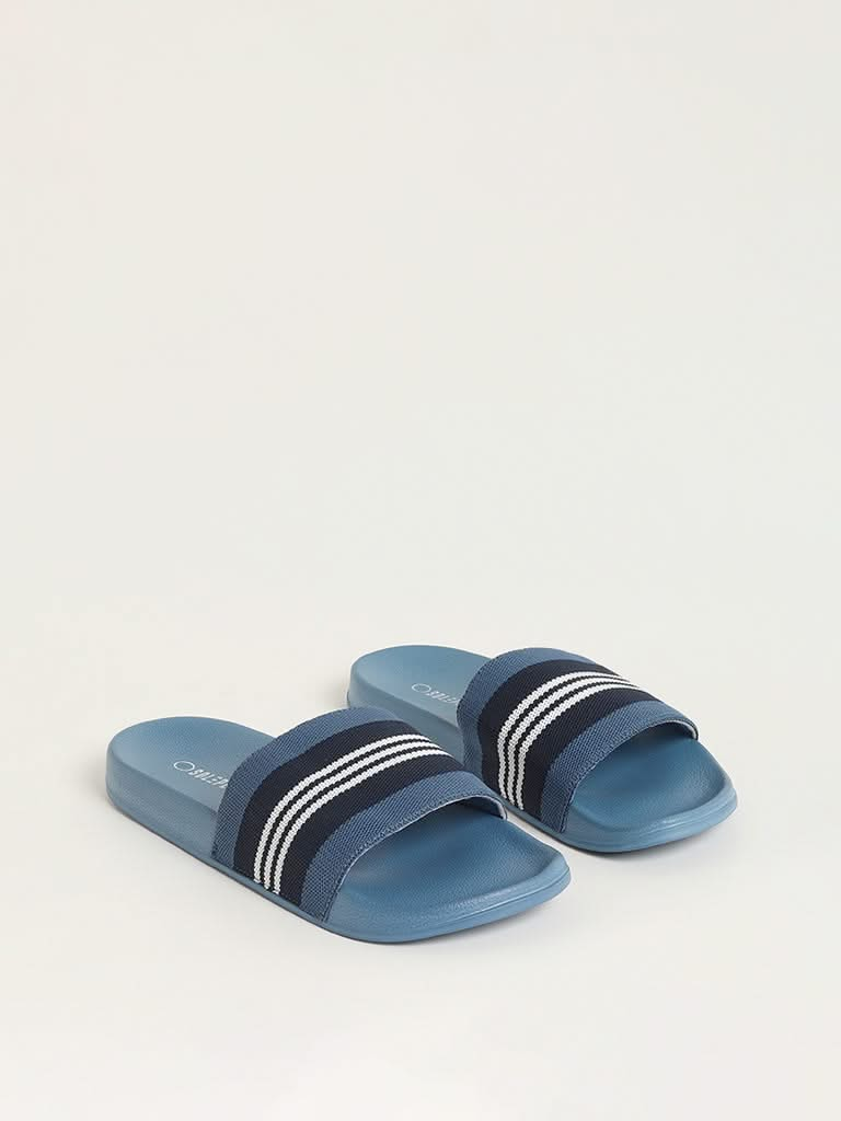 SOLEPLAY Blue Striped Flip-Flop